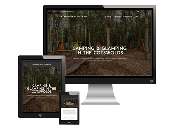 Camping in the Cotswolds website